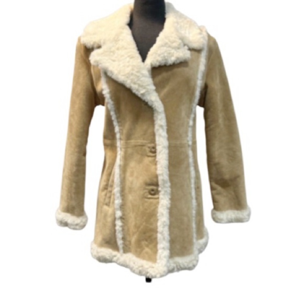 Wilsons Leather Tan and Cream Jacket - Picture 3 of 16